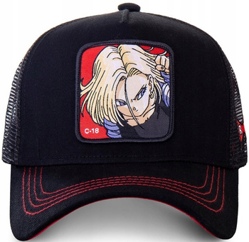 Czapka z daszkiem C-18 Dragon Ball Capslab czapkaDragon Ball C18 unisex