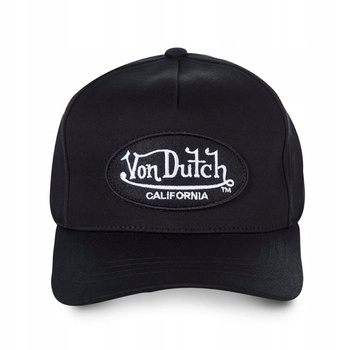 Czapka z daszkiem Von Dutch Black Czarna Czapka bawełniana Von Dutch unisex
