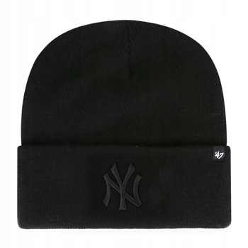 Męska zimowa czapka New York Yankees MLB Haymaker '47 CUFF KNIT Black NY