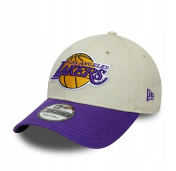 Czapka z daszkiem Los Angeles Lakers New Era beżowy Czapka Lakers unisex