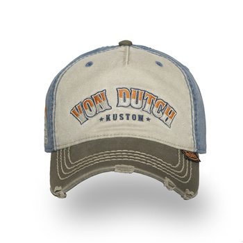 Czapka Von Dutch Retro Skull Czapka z daszkiem bawełniana bejsbolówka