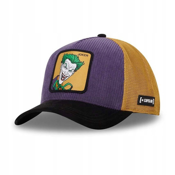 Sztruksowa Czapka JOKER Capslab DC COMICS Czapka jesienna z daszkiem unisex