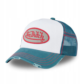Czapka Von Dutch kolorowa czapka z daszkiem Von Dutch podarty daszek unisex