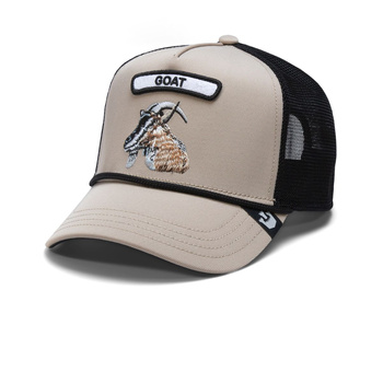 Beżowa Czapka z Daszkiem koza GOAT Goorin Bros. Czapka z kozą trucker