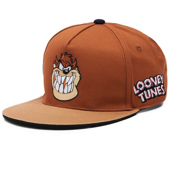 Czapka diabeł tasmański Looney Tunes brązowa czapka z daszkiem unisex