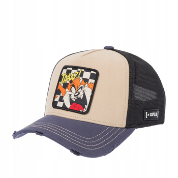 Czapka z daszkiem TAZ LOONEY TUNES Capslab czapka TAZ z porwanym daszkiem