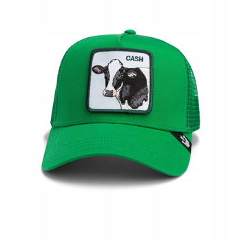 Zielona Czapka z daszkiem THE CASH krowa Goorin Bros czapka z krową