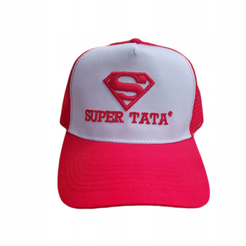 Czapka SUPER TATA Prezent dla Taty na Dzień Ojca