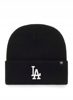 Czarna czapka zimowa LA 47 Brand beanie Los Angeles Dodgers rozmiar uniwersalny
