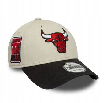Czapka Chicago Bulls NBA Czapka z daszkiem Chicago Bulls New Era beżowa