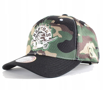 Czapka z daszkiem Toronto Raptors Mesh 110 Camo/Black Adjustable - Mitchell & Ness