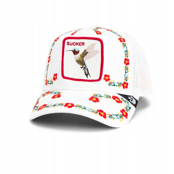 Czapka z daszkiem SUCKER koliber Goorin Bros. czapka z kolibrem i kwiatami