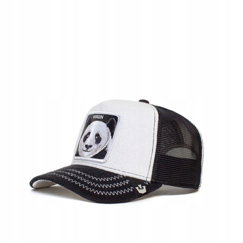 Czapka z daszkiem Panda VIRGIN Goorin Bros Czarno-biała czapka Panda unisex