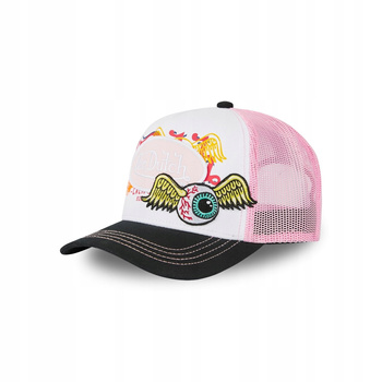 Różowa Czapka Von Dutch Flying Eye Czapka z daszkiem Von Dutch damska