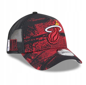 Czapka z daszkiem Miami Heat NBA Tip Off Dark Red Trucker A-Frame Cap