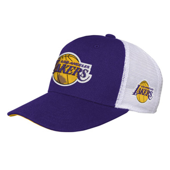 BLEACH OUT I PRECURVED TRUCKER Lakers